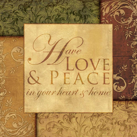 HAVE LOVE White Modern Wood Framed Art Print with Double Matting by Ballantyne, Piper