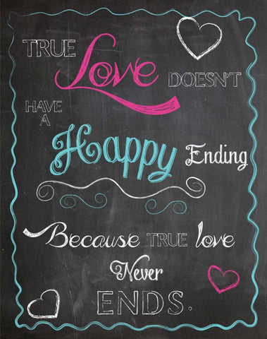 TRUE LOVE White Modern Wood Framed Art Print with Double Matting by Ballantyne, Piper