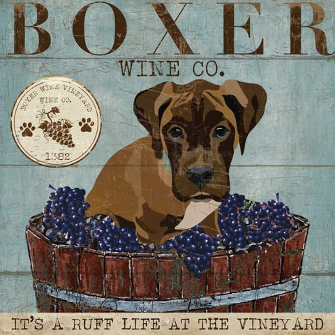 LIFES RUFF I Black Modern Wood Framed Art Print by Ballantyne, Piper