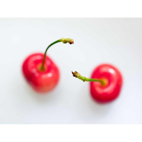 Close-up of cherries Gold Ornate Wood Framed Art Print with Double Matting by Frank, Assaf