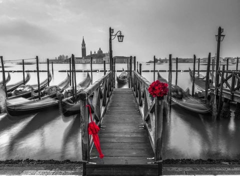 Umbrella in Doges Palace archway, Venice, Italy White Modern Wood Framed Art Print with Double Matting by Frank, Assaf