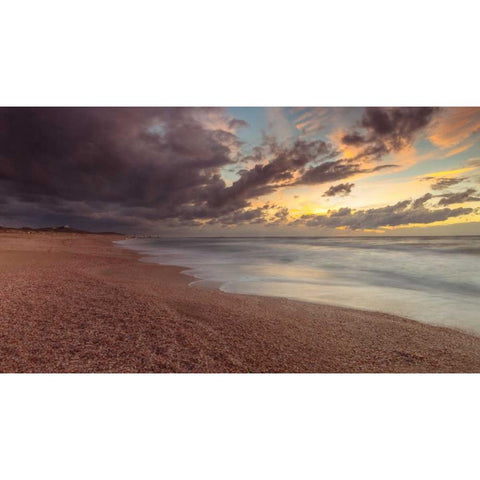 Dead sea, Israel White Modern Wood Framed Art Print by Frank, Assaf