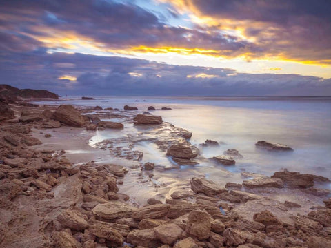 Dead sea, Israel Black Ornate Wood Framed Art Print with Double Matting by Frank, Assaf