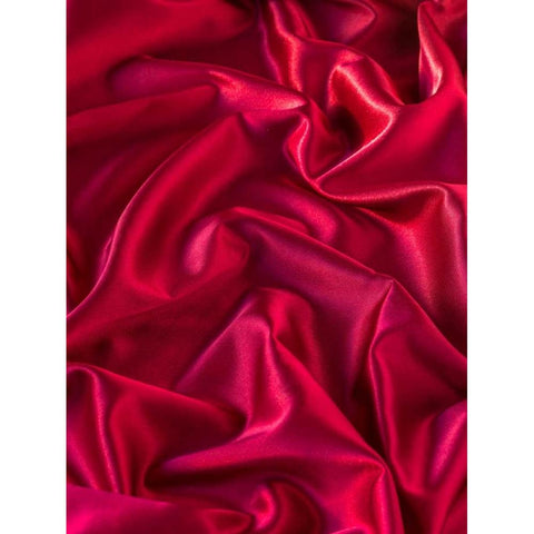 Pink silk cloth Black Modern Wood Framed Art Print with Double Matting by Frank, Assaf