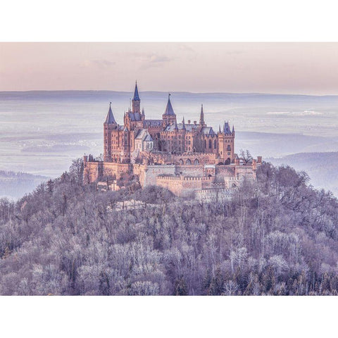 Hohenzollern Castle-Germany Gold Ornate Wood Framed Art Print with Double Matting by Frank, Assaf