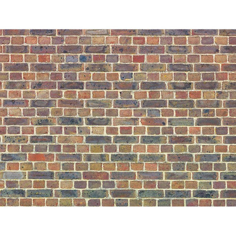 Brickwall Black Modern Wood Framed Art Print by Frank, Assaf