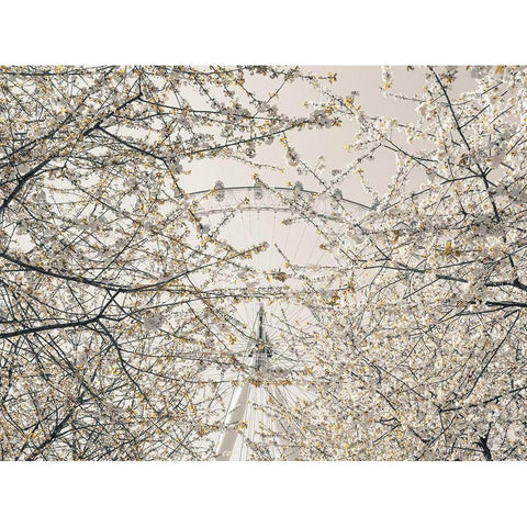 Millennium Wheel-London Gold Ornate Wood Framed Art Print with Double Matting by Frank, Assaf