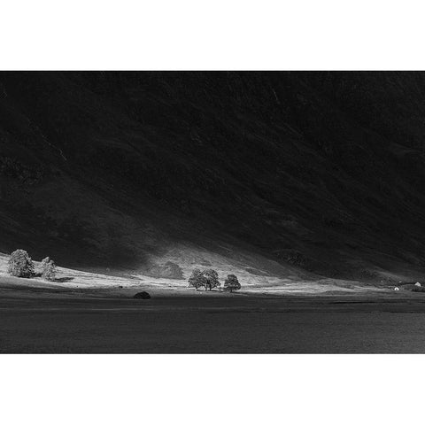 Glen Coe valley-Scotland Gold Ornate Wood Framed Art Print with Double Matting by Frank, Assaf