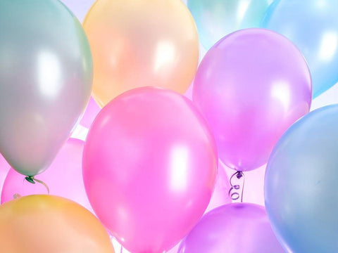 Multi coloured ballons Black Ornate Wood Framed Art Print with Double Matting by Frank, Assaf