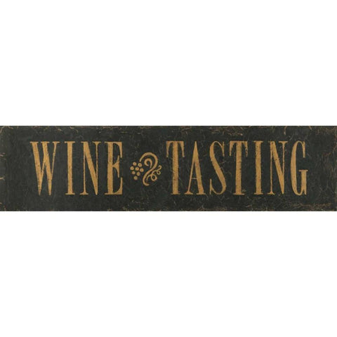 Wine Tasting Gold Ornate Wood Framed Art Print with Double Matting by Marrott, Stephanie