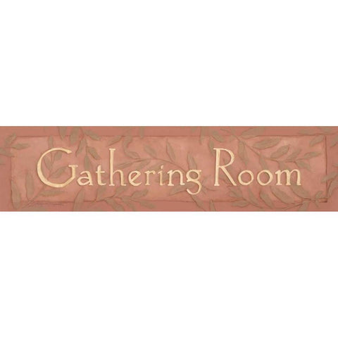 Gathering Room Gold Ornate Wood Framed Art Print with Double Matting by Marrott, Stephanie