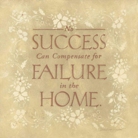 No Success Black Ornate Wood Framed Art Print with Double Matting by Marrott, Stephanie