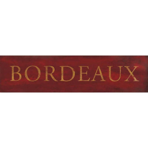 Bordeaux Gold Ornate Wood Framed Art Print with Double Matting by Marrott, Stephanie