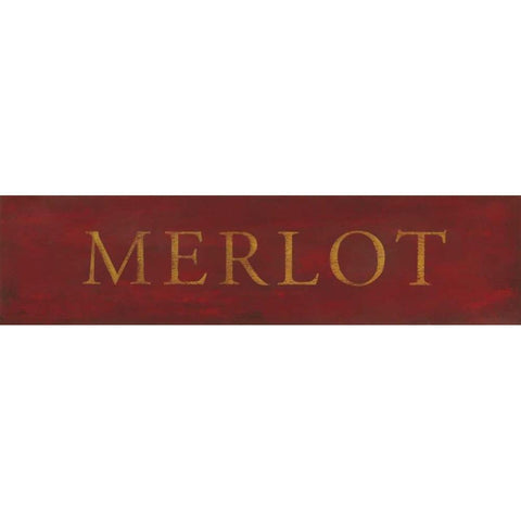 Merlot White Modern Wood Framed Art Print by Marrott, Stephanie