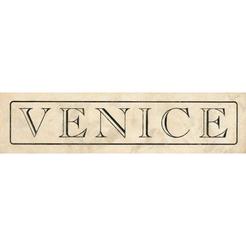 Venice White Modern Wood Framed Art Print by Marrott, Stephanie