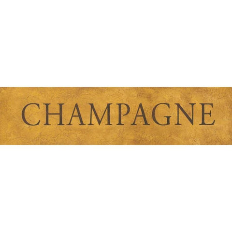 Champagne Black Modern Wood Framed Art Print with Double Matting by Marrott, Stephanie