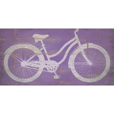 Beach Cruisin Black Modern Wood Framed Art Print with Double Matting by Marrott, Stephanie