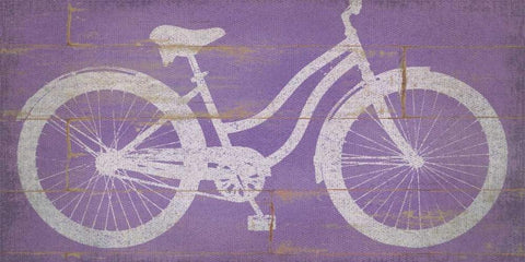 Beach Cruisin White Modern Wood Framed Art Print with Double Matting by Marrott, Stephanie