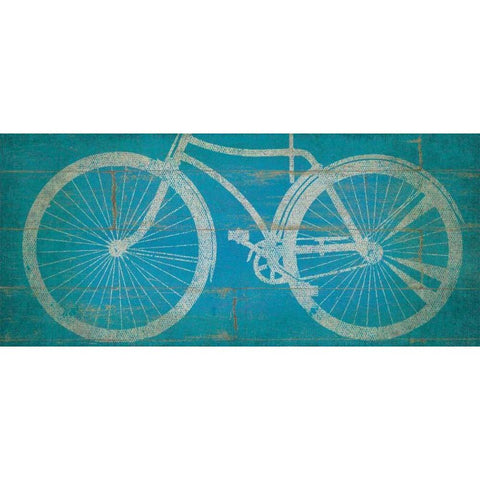 Bike Gold Ornate Wood Framed Art Print with Double Matting by Marrott, Stephanie