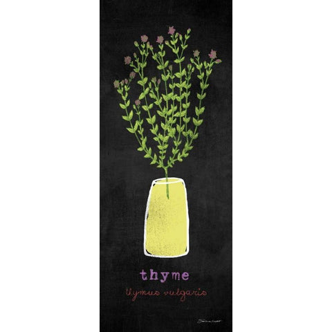 Thyme White Modern Wood Framed Art Print by Marrott, Stephanie