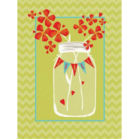 Share Jar Black Modern Wood Framed Art Print with Double Matting by Marrott, Stephanie