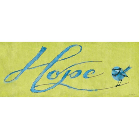 Hope Gold Ornate Wood Framed Art Print with Double Matting by Marrott, Stephanie