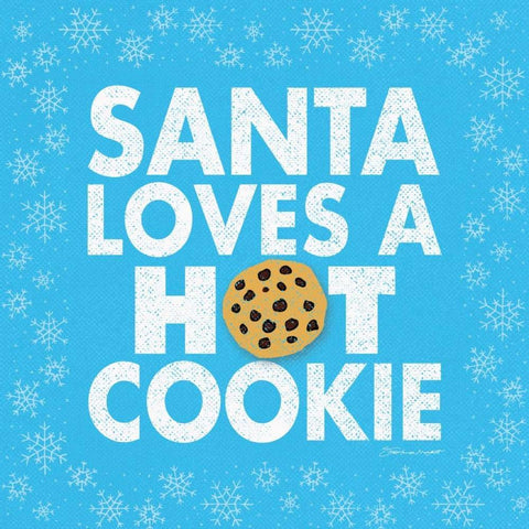 Hot Cookie White Modern Wood Framed Art Print with Double Matting by Marrott, Stephanie