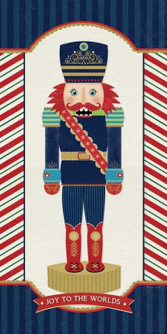 Nutcracker I Black Ornate Wood Framed Art Print with Double Matting by Marrott, Stephanie