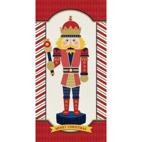 Nutcracker II Black Modern Wood Framed Art Print with Double Matting by Marrott, Stephanie