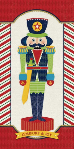 Nutcracker IV White Modern Wood Framed Art Print with Double Matting by Marrott, Stephanie