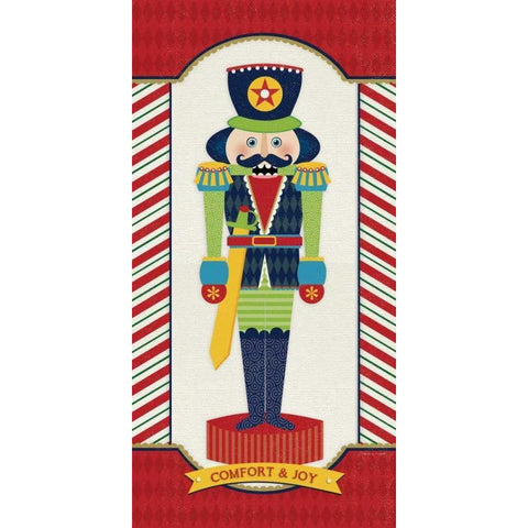 Nutcracker IV Black Modern Wood Framed Art Print with Double Matting by Marrott, Stephanie