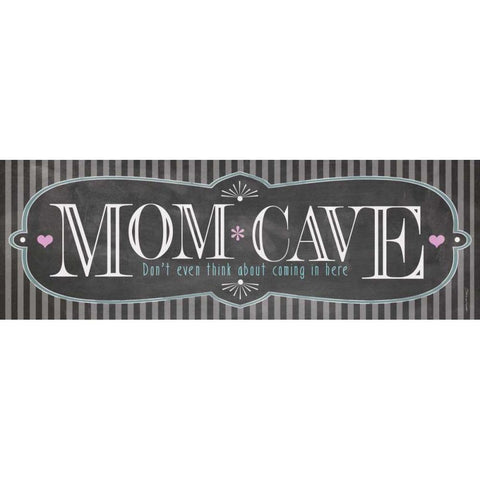 Mom Cave Gold Ornate Wood Framed Art Print with Double Matting by Marrott, Stephanie