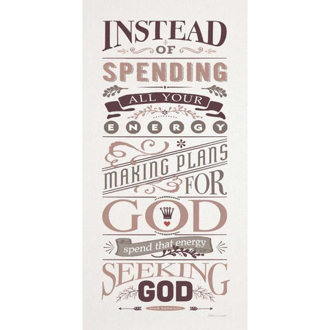 Seeking God White Modern Wood Framed Art Print by Marrott, Stephanie