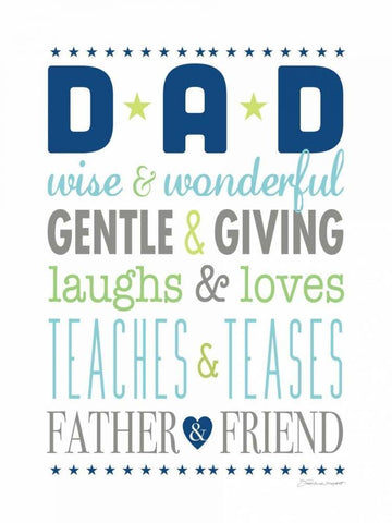 Father and Friend II Black Ornate Wood Framed Art Print with Double Matting by Marrott, Stephanie