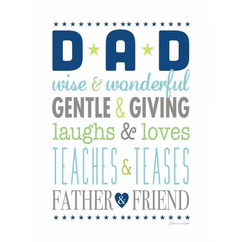 Father and Friend II Black Modern Wood Framed Art Print with Double Matting by Marrott, Stephanie