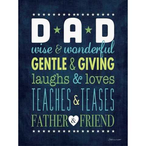 Father and Friend I Gold Ornate Wood Framed Art Print with Double Matting by Marrott, Stephanie