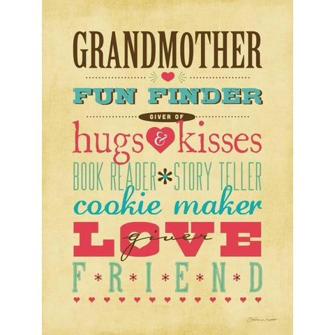 Grandmother I Black Modern Wood Framed Art Print with Double Matting by Marrott, Stephanie