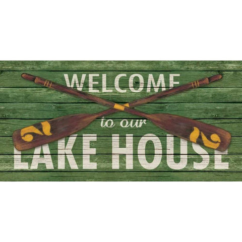 Lakehouse I White Modern Wood Framed Art Print by Marrott, Stephanie