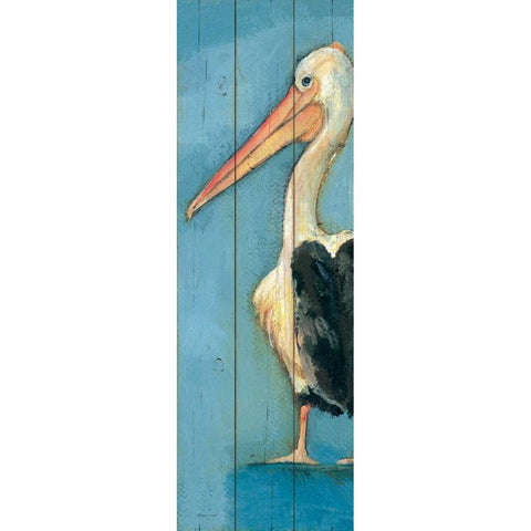 Pelican Gold Ornate Wood Framed Art Print with Double Matting by Marrott, Stephanie