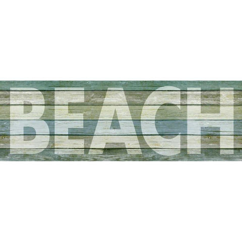 Beach White Modern Wood Framed Art Print by Marrott, Stephanie