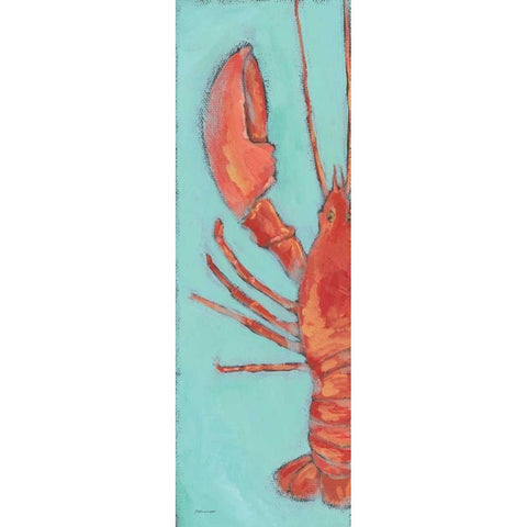 Lobster II Black Modern Wood Framed Art Print with Double Matting by Marrott, Stephanie