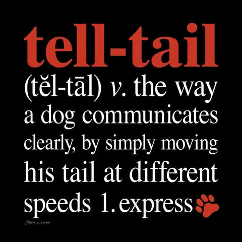 Tell-Tail White Modern Wood Framed Art Print by Marrott, Stephanie