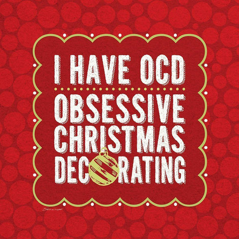 OCD Gold Ornate Wood Framed Art Print with Double Matting by Marrott, Stephanie