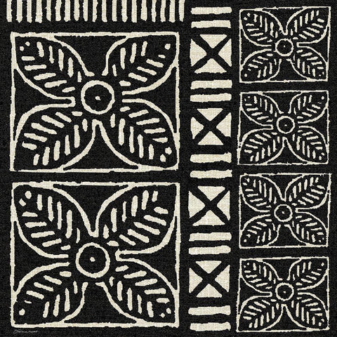 Mud Cloth IV White Modern Wood Framed Art Print with Double Matting by Marrott, Stephanie