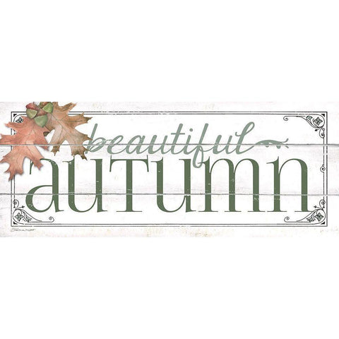 Beautiful Autumn Gold Ornate Wood Framed Art Print with Double Matting by Marrott, Stephanie