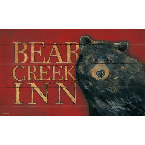 Bear Creek Inn Gold Ornate Wood Framed Art Print with Double Matting by Marrott, Stephanie