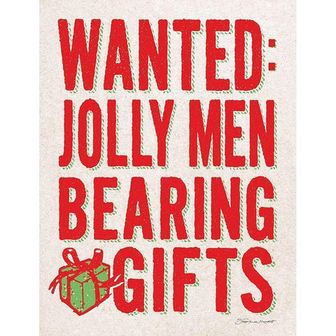 Jolly Men Gold Ornate Wood Framed Art Print with Double Matting by Marrott, Stephanie