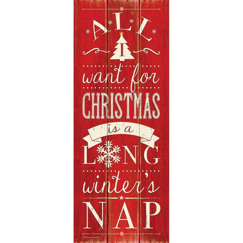 Long Nap White Modern Wood Framed Art Print by Marrott, Stephanie