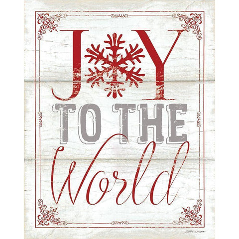 Joy White Modern Wood Framed Art Print by Marrott, Stephanie