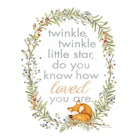 Twinkle Twinkle White Modern Wood Framed Art Print by Marrott, Stephanie